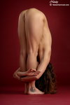flexible nude gymnast