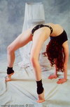 naked stretching flexible female bodies